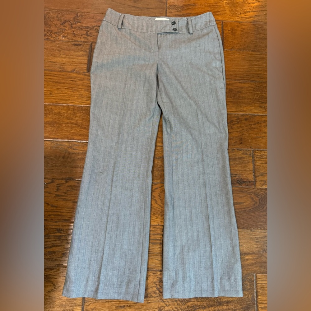 5/$20 Bundle Sale Women’s Gray Pinstripe Trousers, Size 7